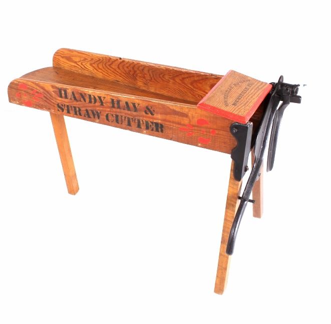 Antique Primitive Hay & Straw Cutter