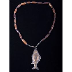 North West Co. Copper Fish Necklace 18th-19th C.