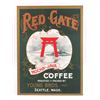 Image 1 : Red Gate Coffee Early 1900 Seattle Advertisement