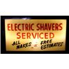 Image 7 : Electric Shavers Neon Lighted Advertising Sign