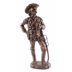 Gary Schildt General Custer Bronze Sculpture