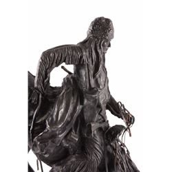 Frederic Remington Mountain Man Bronze Sculpture