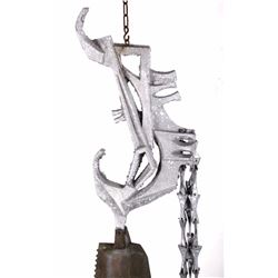 Paolo Soleri Bronze Bell Sculpture