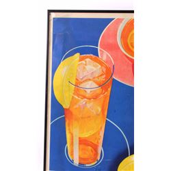 1941 Sunkist Lemons Framed Advertising Poster