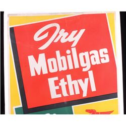 1937 Mobilgas Pegasus Advertising Poster
