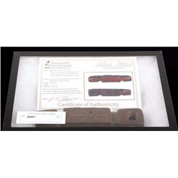 Sioux Star Pattern Engraved Pipe 19th C. w/ COA