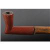 Image 3 : Northern Plains Catlinite Pipe & Stem c. 1900