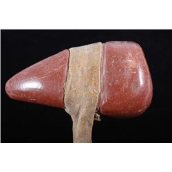 Plains Indian Catlinite War Club Buffalo Drop 1900