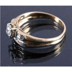 18K Gold and Diamond Ring
