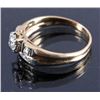 Image 1 : 18K Gold and Diamond Ring