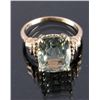 Image 1 : 10K Gold Aquamarine Ring