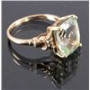 Image 2 : 10K Gold Aquamarine Ring