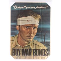 Original WWII War Bond Poster