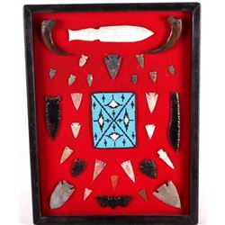 Pre-Historic Indian Arrowheads Spears & Artifacts