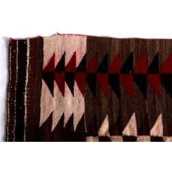 Navajo Indian Saw Tooth Design Rug
