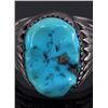 Image 2 : Zuni Sterling Silver Turquoise Nugget Ring
