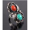 Image 1 : Navajo Sterling Silver Turquoise Ring