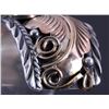 Image 6 : Allen Chee Navajo Sterling Silver Gold Watch Cuff