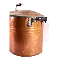 Antique Copper Boiler with Lid