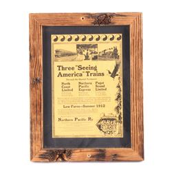 N.P.Ry. Yellowstone Park Framed Advertisements