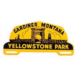 Yellowstone Park License Plate Topper