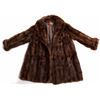 Image 2 : Rhomberg Mid Length Authentic Mink Fur Coat