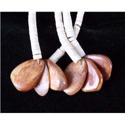 Northern Plains Indian Elk Ivory Teeth Necklace