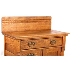 Antique Oak Wash Stand