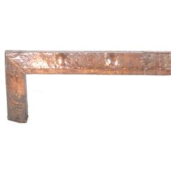 Antique Hand Crafted Copper Mantel Piece