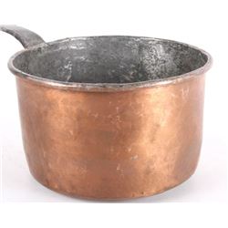 Dovetailed Copper Saucepan & Iron Handle C.1860's