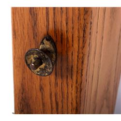 Antique Mirrored Oak Medicine Cabinet