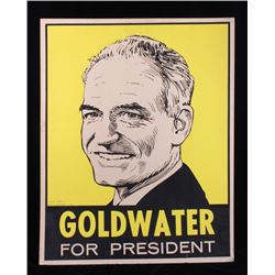 C.1964 Bary Goldwater Presidential Campaign Poster