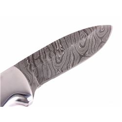 CFK Damascus & Exotic Camel Bone Knife