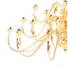 Image 3 : Colonial Williamsburg Style Brass Chandelier