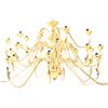 Image 5 : Colonial Williamsburg Style Brass Chandelier