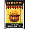 Image 9 : Smokey Bear U.S. Forest Service Porcelain Sign