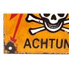 Image 4 : German Achtung Skull Crossed Bones Sign (Nazi)