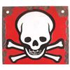 Image 1 : German Achtung Skull Crossed Bones Sign (Nazi)