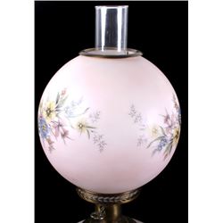 Antique Hand Painted Victorian Lamp