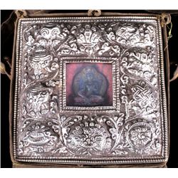 Early Tibetan "Gau" Or Prayer Box