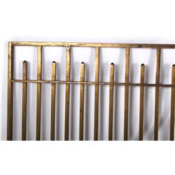 Antique Brass Bank Teller Window Guard