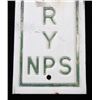 Image 4 : US NPS Boundary Sign & Yellowstone Park Co. Pin