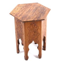 Vintage Oak Display Stand