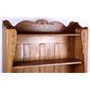 Image 1 : Antique Hand Carved Oak Book Shelf