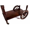 Image 10 : Antique Marble Top Rolling Tea Cart