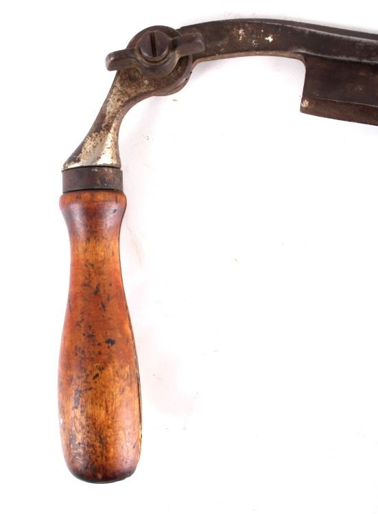 Wm Enders Oak Leaf Folding Handle Draw Knife