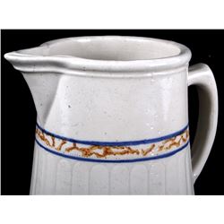 Red Wing Stoneware Sponge Band Pitcher