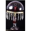 Image 5 : Etched Glass Ruby Red Lamp