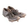 Image 8 : Antique c.1930 Leather Football Helmet and Cleats