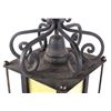 Image 4 : Custom Wrought Iron And Slag Glass Lamp
